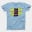 Neenga Romba Sappaa Phigru Men/Unisex T-Shirt in Light Blue Color